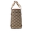 Bolso de mano Michael Kors Maeve beige ebony